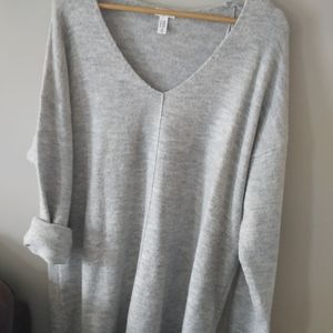 Cozy extra long sweater